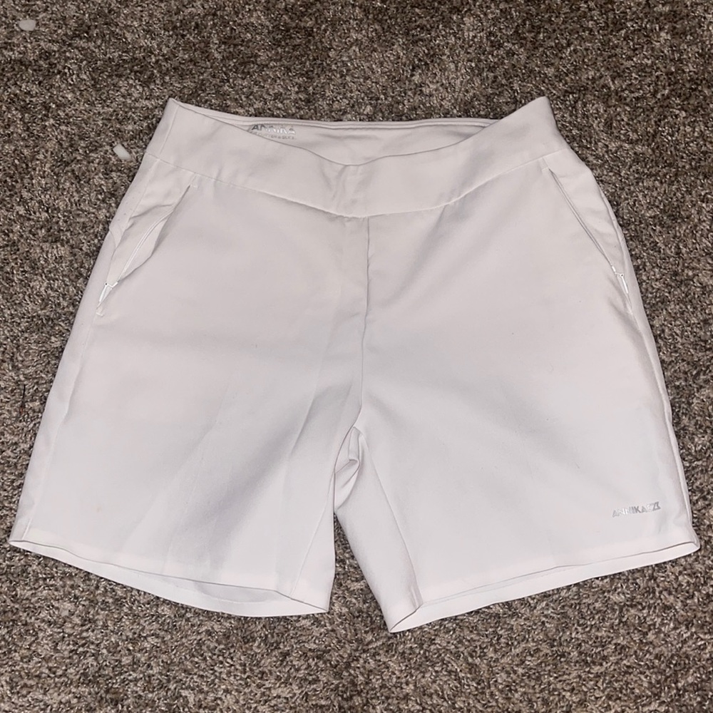 ANNIKA women’s golf shorts - White